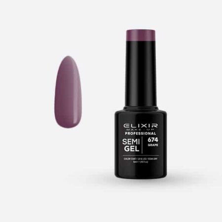 Elixir Semi Gel #674 Grape 5 ml