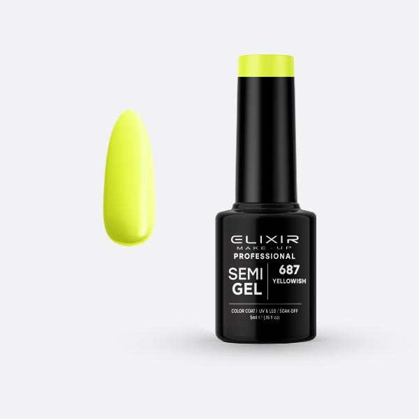 Elixir Semi Gel #687 Yellowish 5 ml