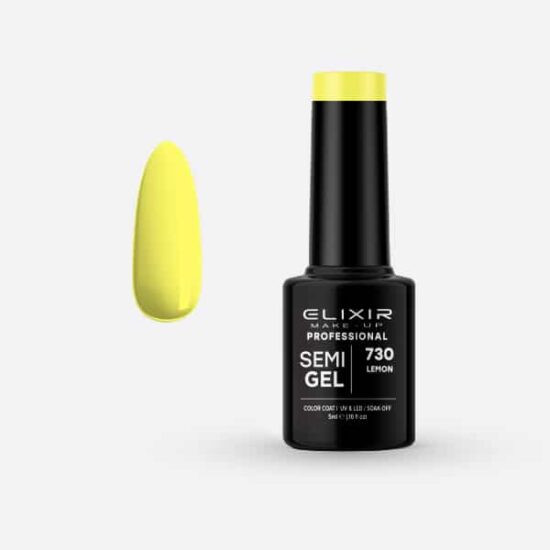 Elixir Semi Gel #730 Lemon 5 ml
