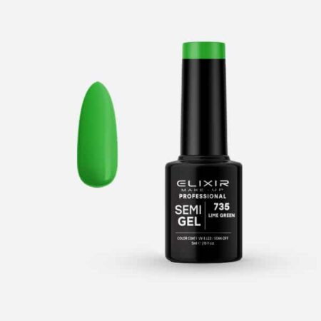 Elixir Semi Gel #735 Lime Green 5 ml