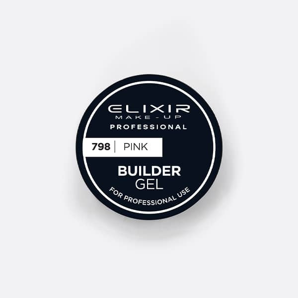 Elixir Builder Gel Építőzselé #798 Pink 15 g