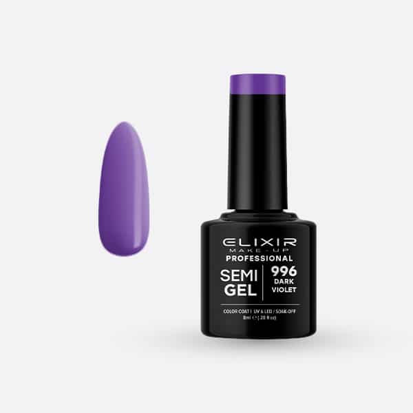 Elixir Semi Gel #996 Dark Violet 8 ml