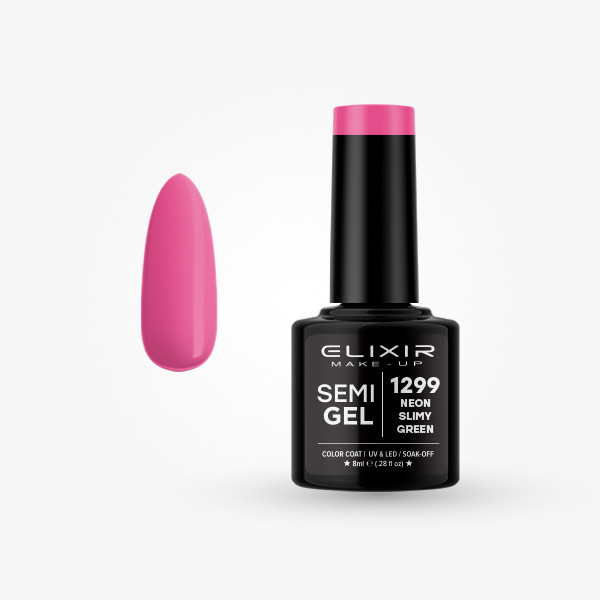 Elixir Semi Gel #1299 Neon slimy green 8 ml