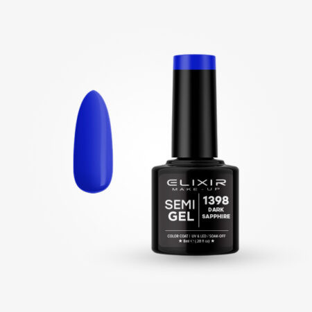 Elixir Semi Gel #1398 Dark sapphire 8 ml