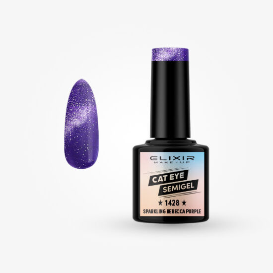 Elixir Semi Gel #1428 sparkling rebecca purple 8 ml