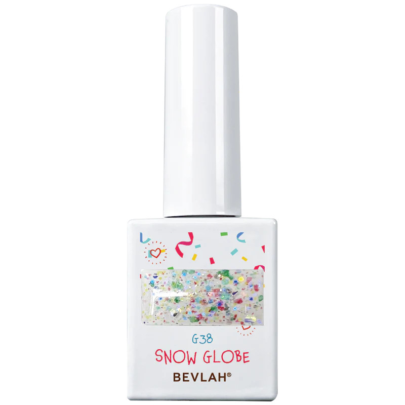 Bevlah Snow Globe Színes csillámos