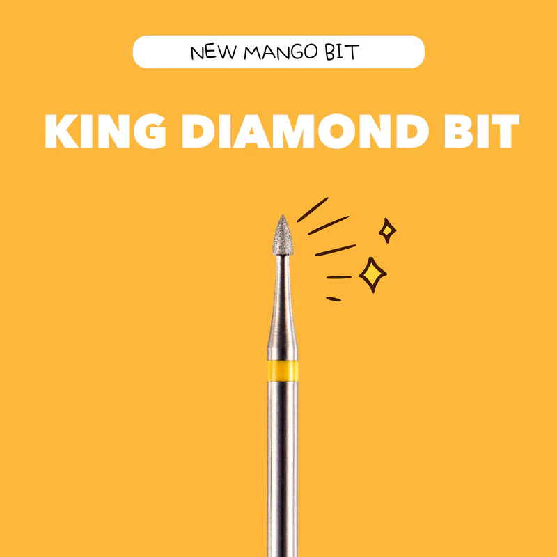 Yogo Mango Bit King Diamond- Perifériális Bőreltávolító csiszolófej