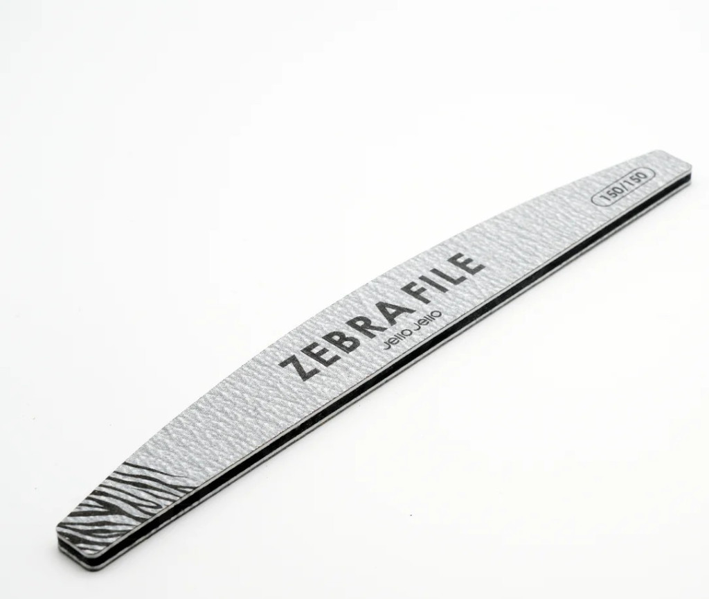 JELLO JELLO Zebra reszelő, félhold alakú, szürke 150/150