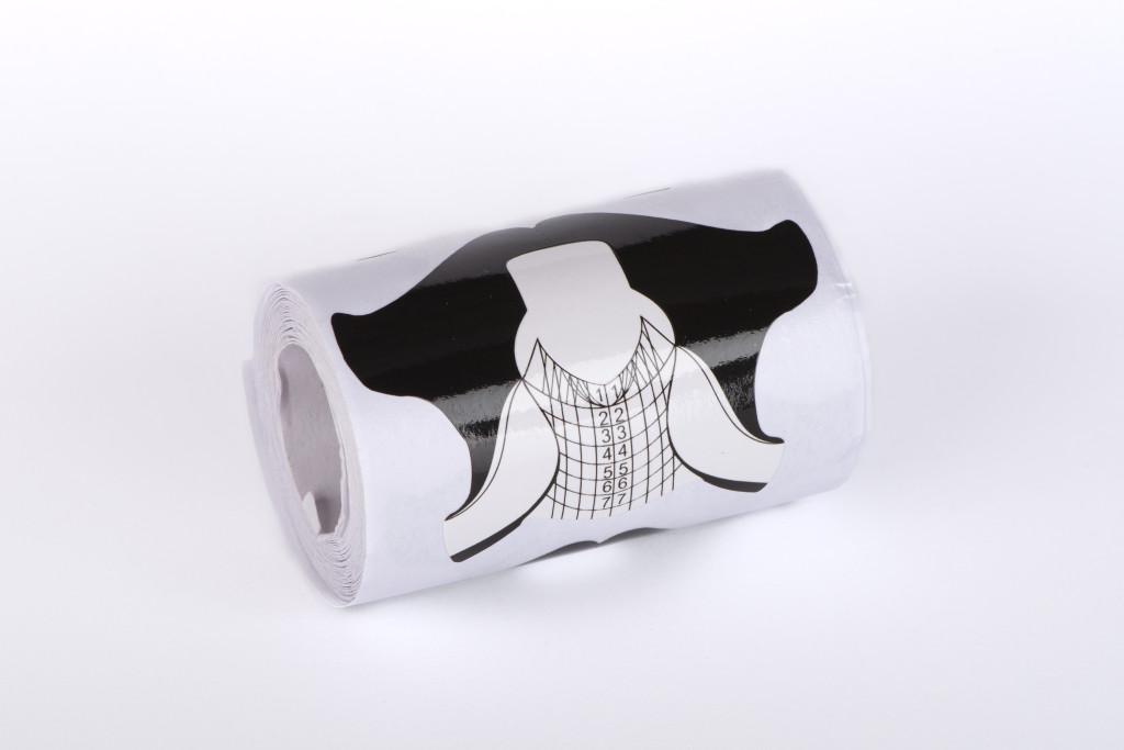 The Nail Pro Műköröm sablon fehér 100 db