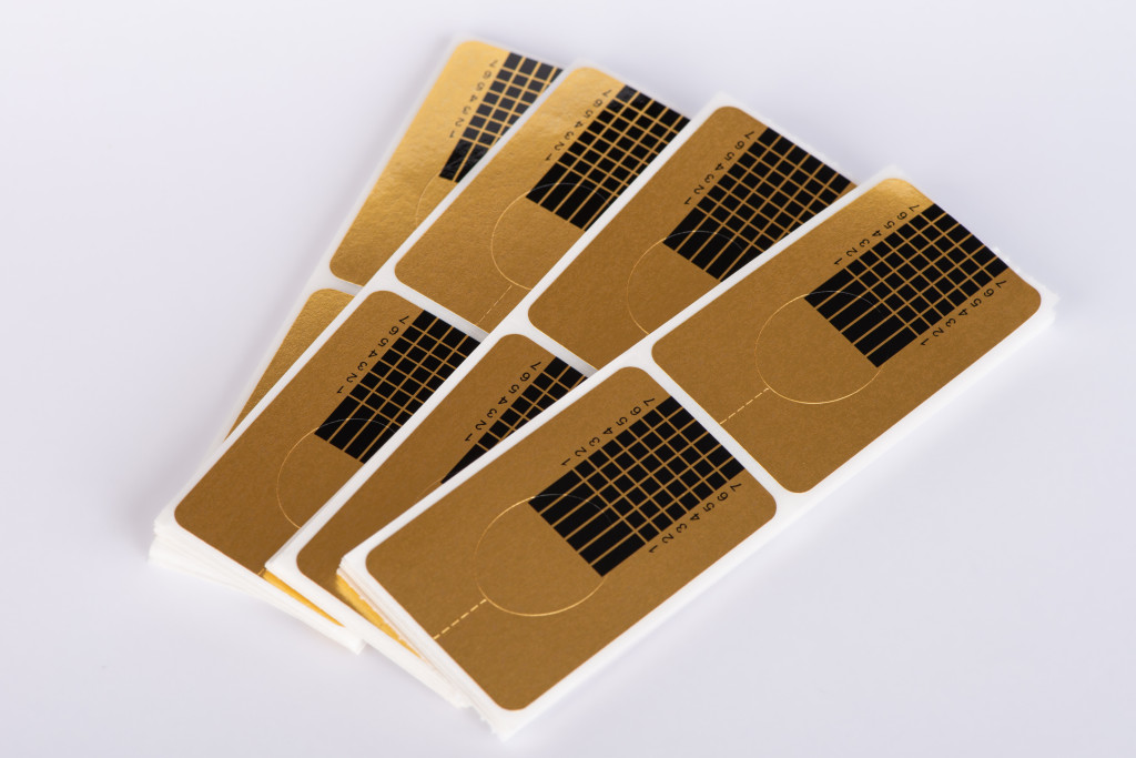 The Nail Pro Műköröm sablon arany 100 db