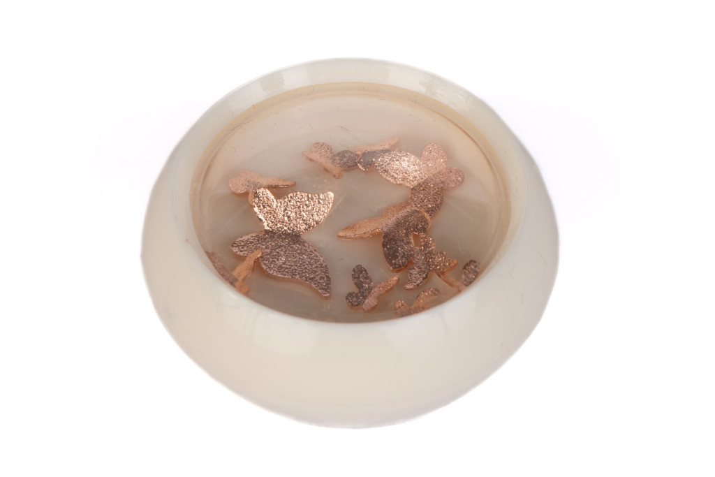 The Nail Pro Körömdísz 3D pillangó rózsaarany