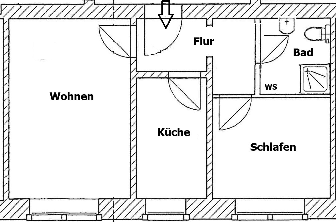 Schönes Hinterhaus – Wohnen im Hechtviertel - Photo 1