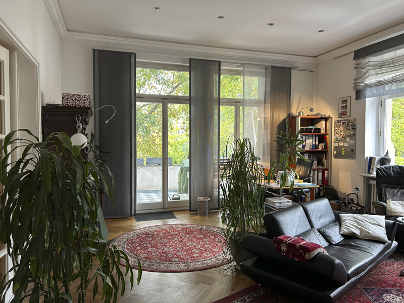 Stilvolle 4 Zi.-Altbauwohnung mit 2 Balkonen und Garage in einer Stadtvilla in Mainz, Nähe Hbf - Foto 3