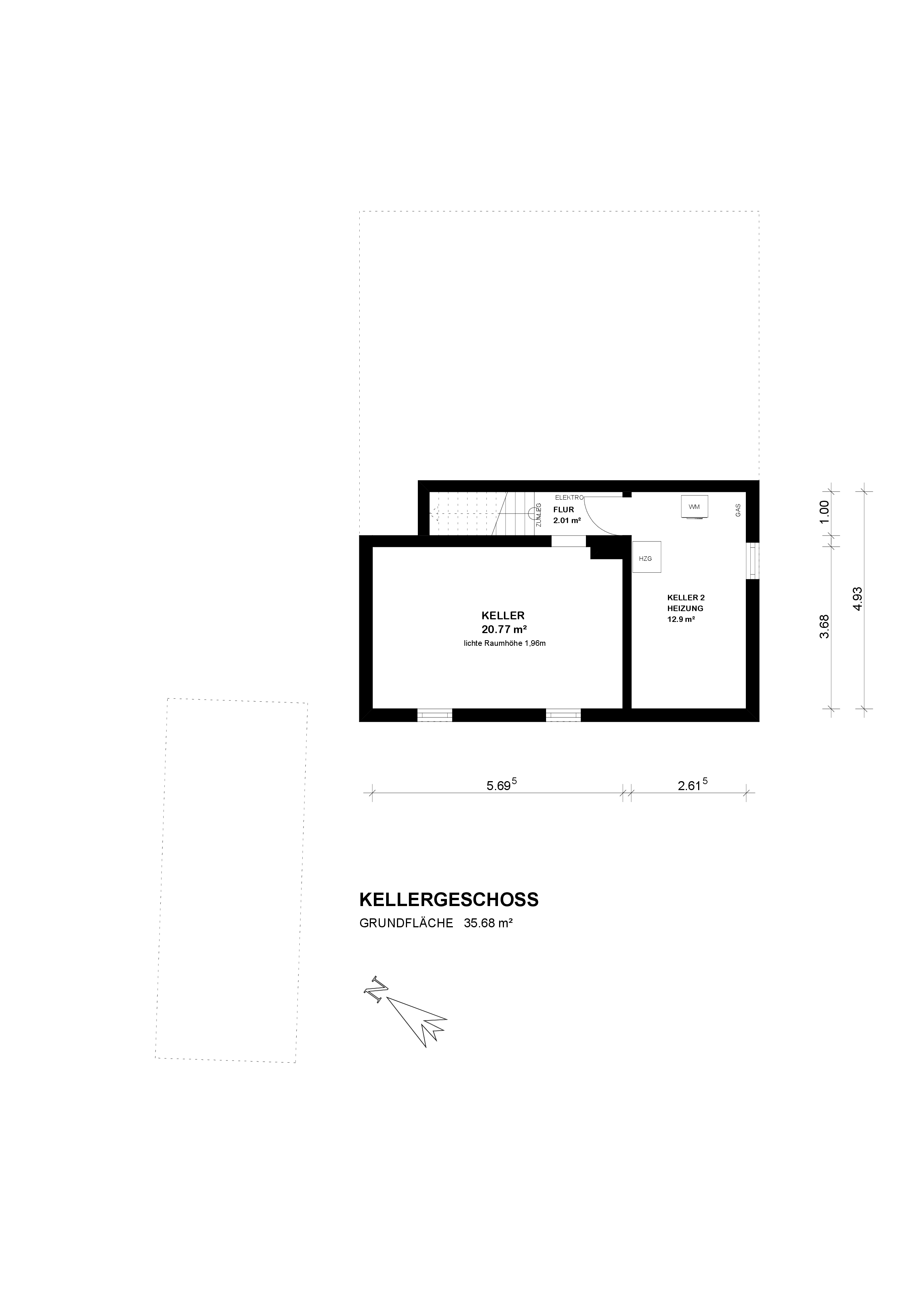 Ebenerdiger Bungalow mit Garten – die perfekte Alternative zur Eigentumswohnung — Grundriss Grundriss KG