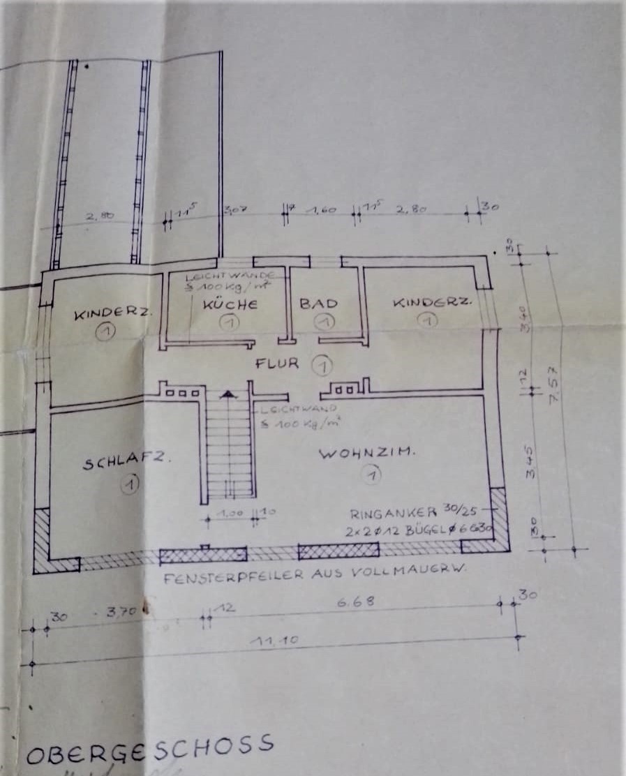 Zweifamilienhaus mit großem Grundstück — Grundriss Grundriss 2