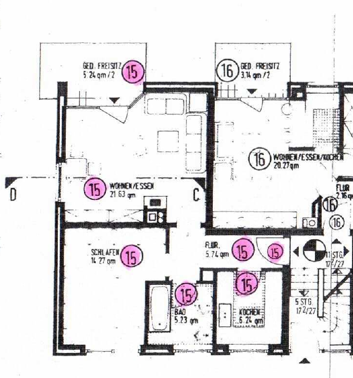 Terrassenwohnung mit Gartenanteil – die perfekte Alternative zum Reihenhaus! — Grundriss Grundriss