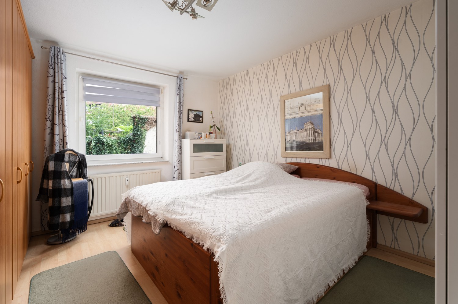 Terrassenwohnung in Bremen Gröpelingen mit eigenem Stellplatz — Schlafzimmer