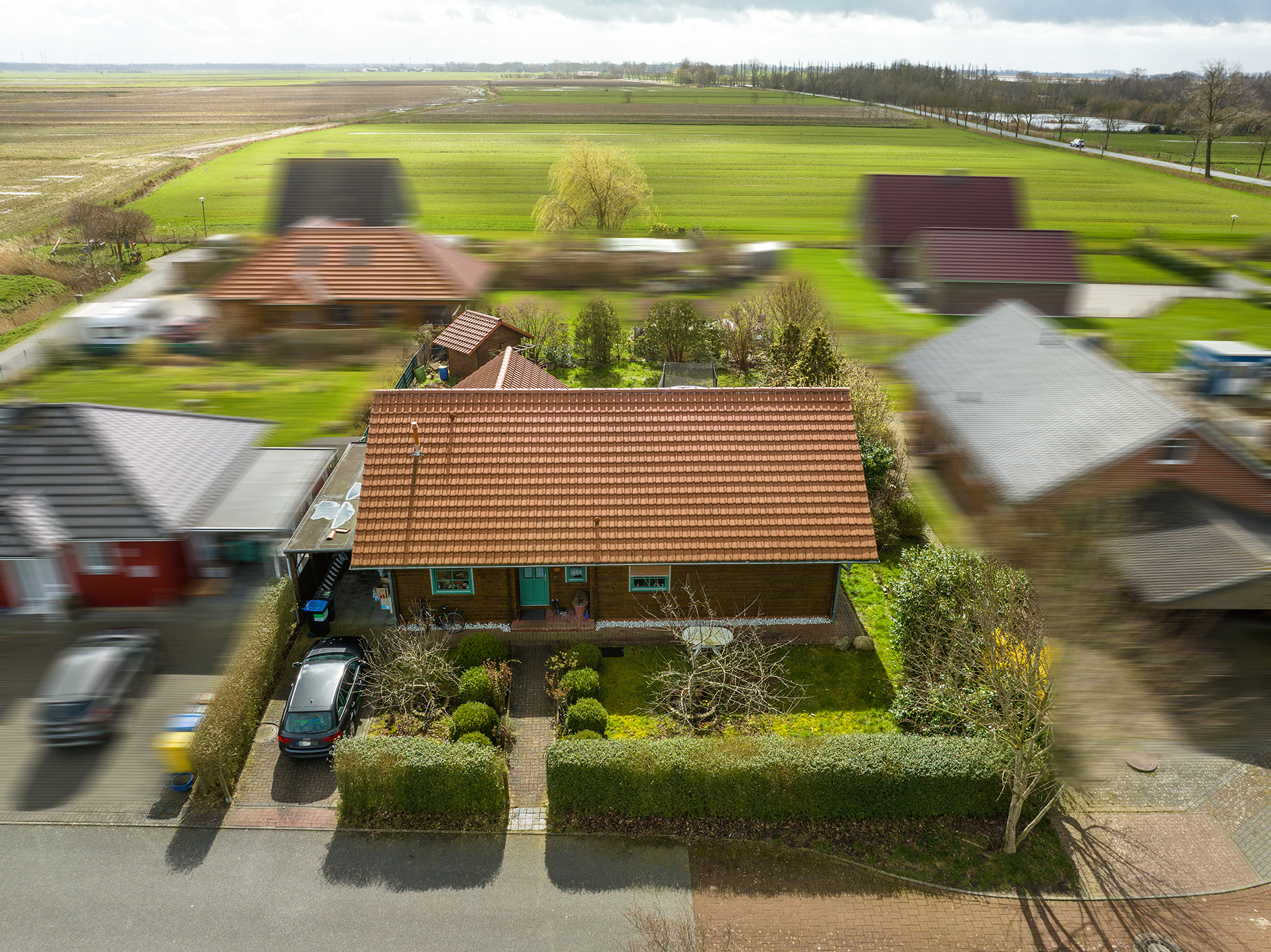 Einfamilienhaus in traumhafter Lage — Drohnenaufnahme 1