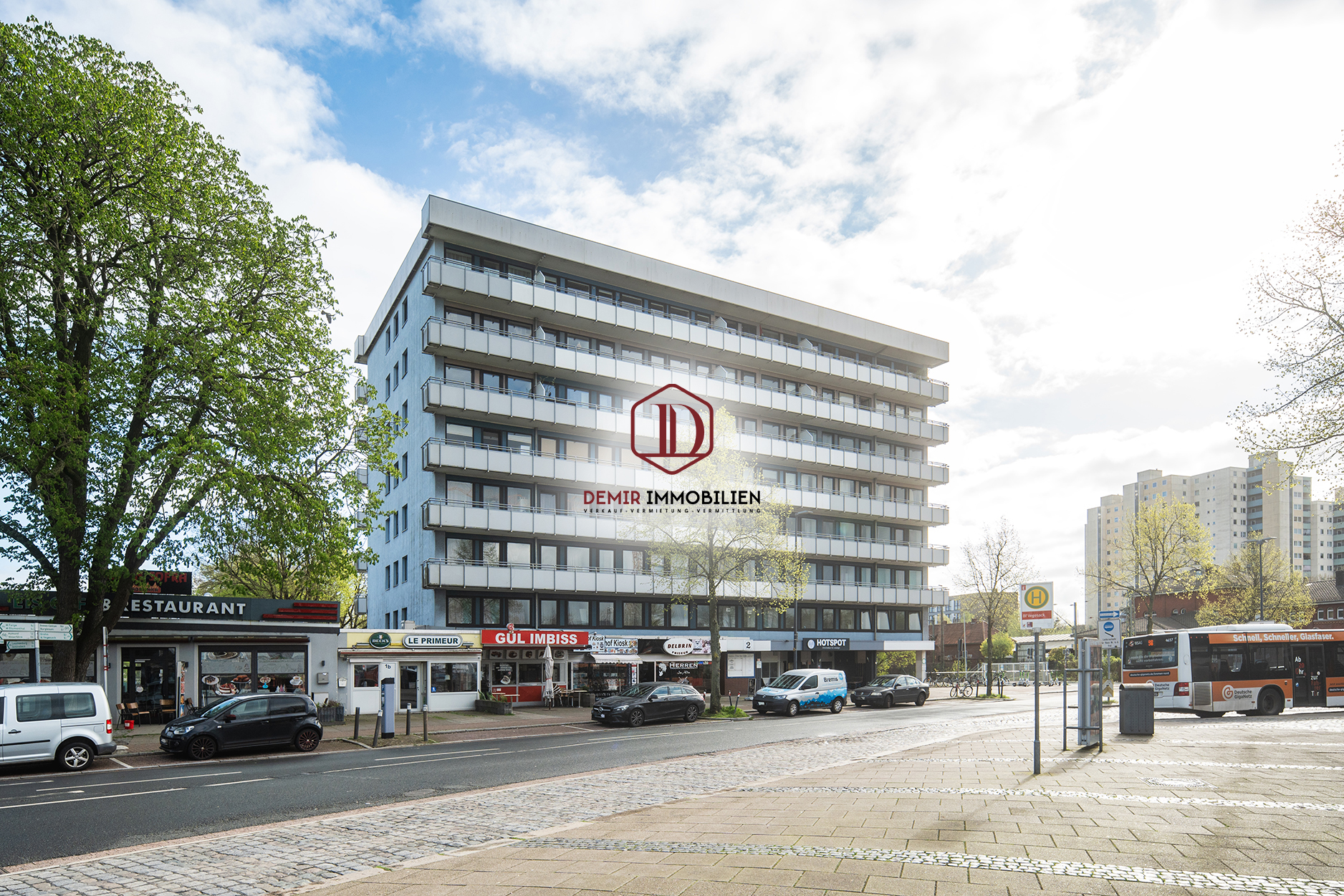 gut geschnittene 2-Zimmerwohnung mit Fahrstuhl — Titelbild