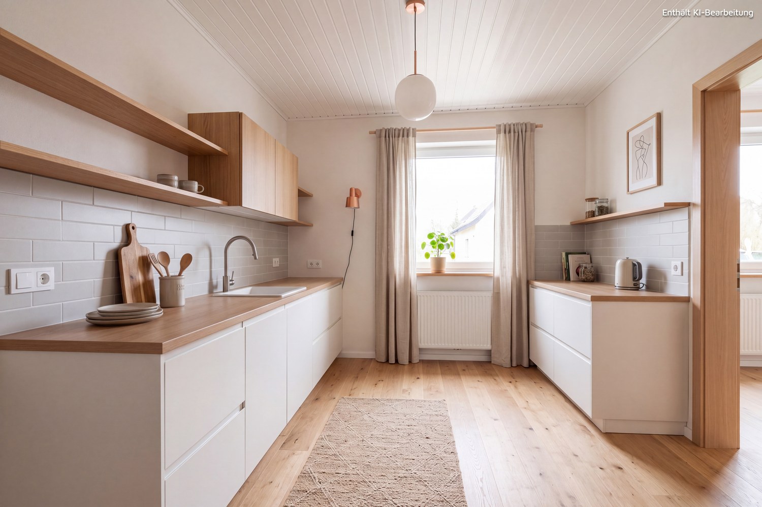 Einfamilienhaus auf einem 943 m² großen Grundstück — Innenaufnahme Virtuelles Staging