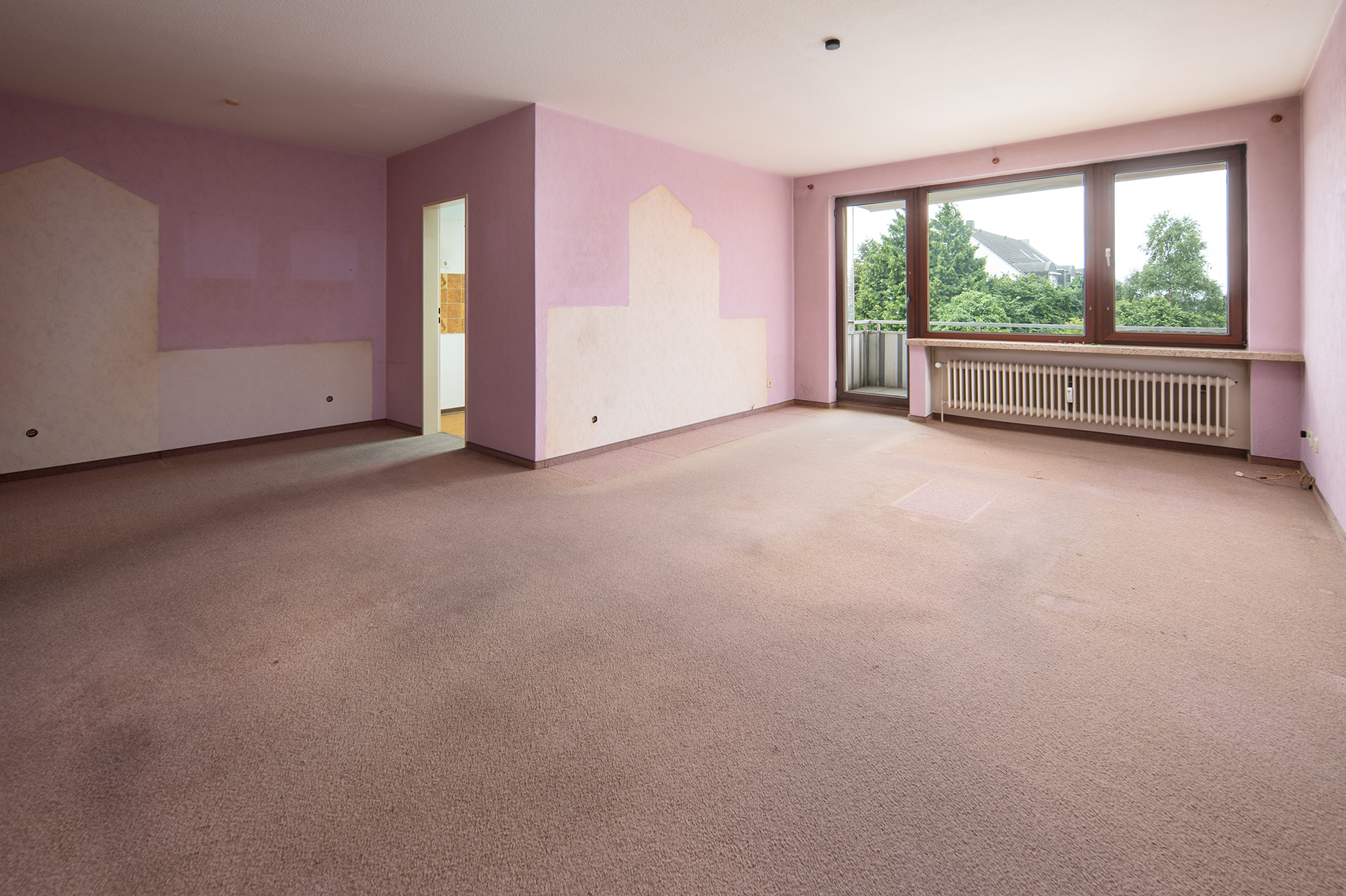 3-Zimmerwohnung mit Fahrstuhl und Garage — Wohnzimmer