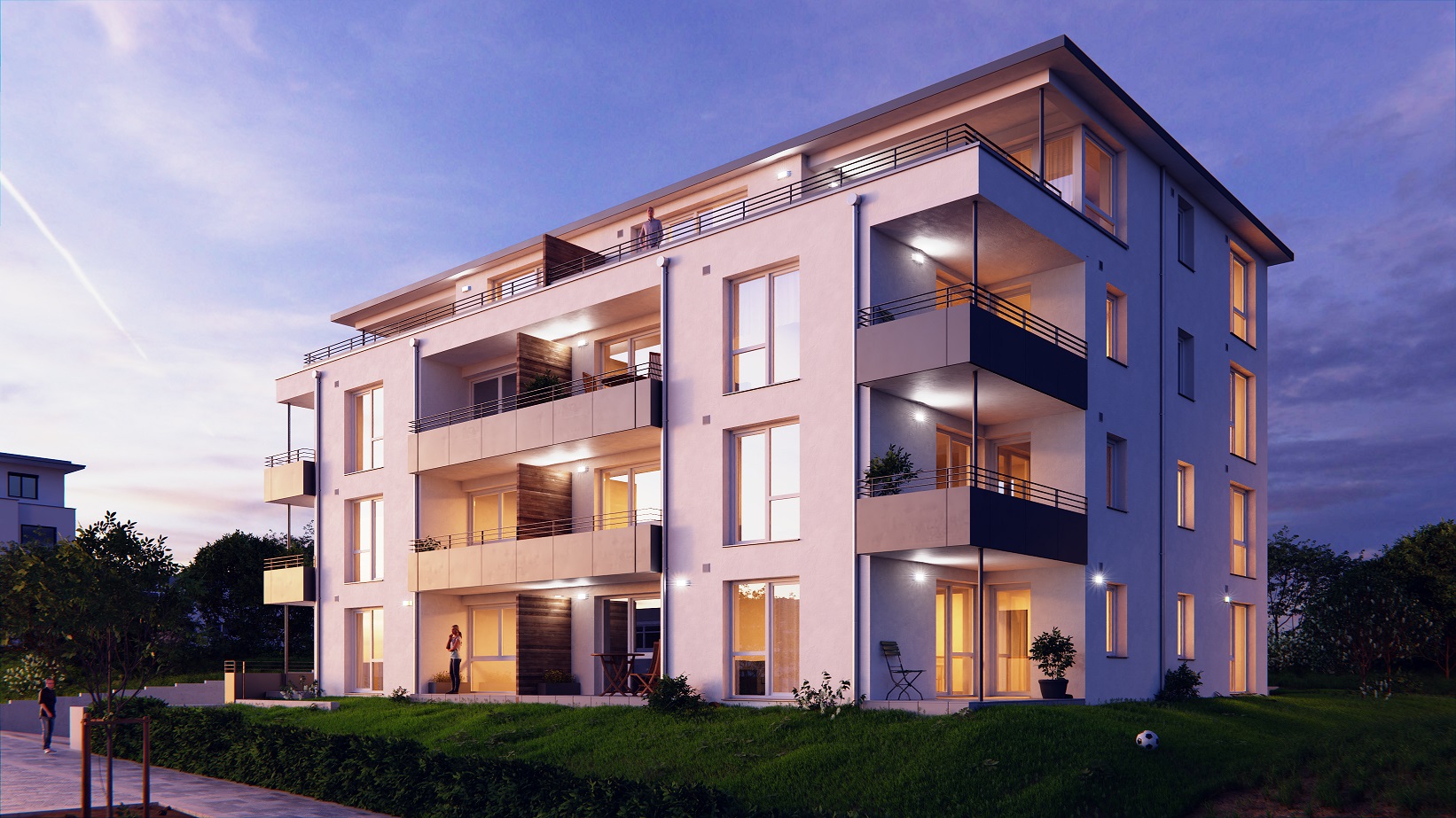 Penthouse – Exklusiv & Modern Wohnen – Gerbrunn – Neubau Kfw55 - Foto 2