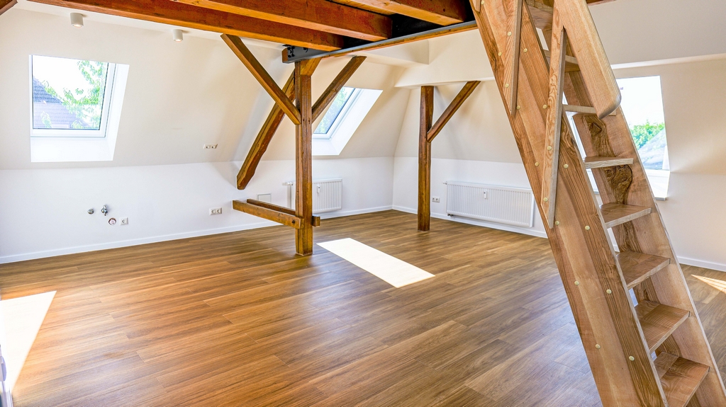 Blick in das Wohn- und Esszimmer