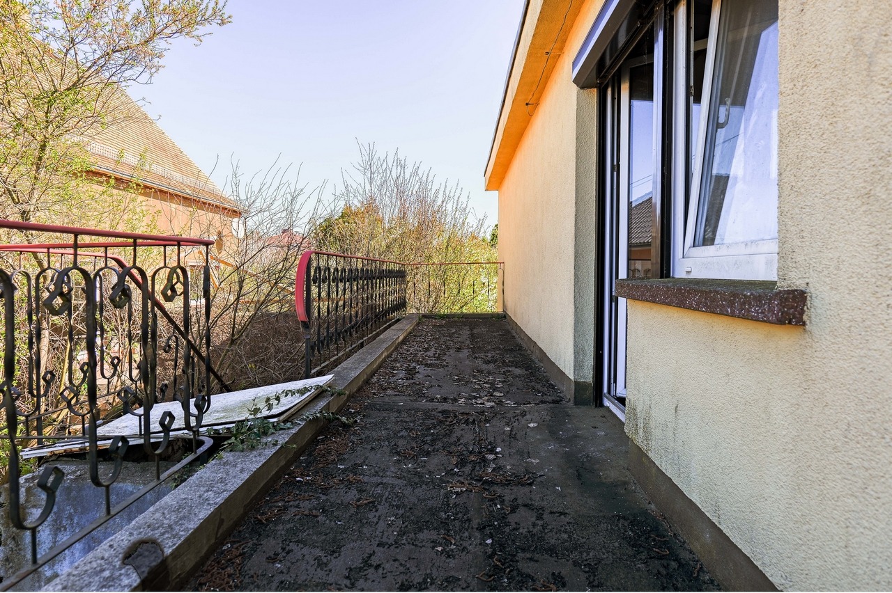 Geräumiger Balkon