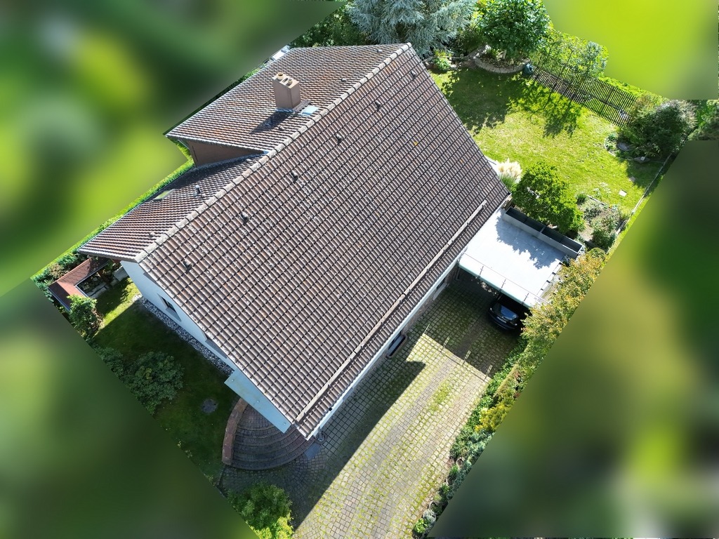 Hausansicht von oben