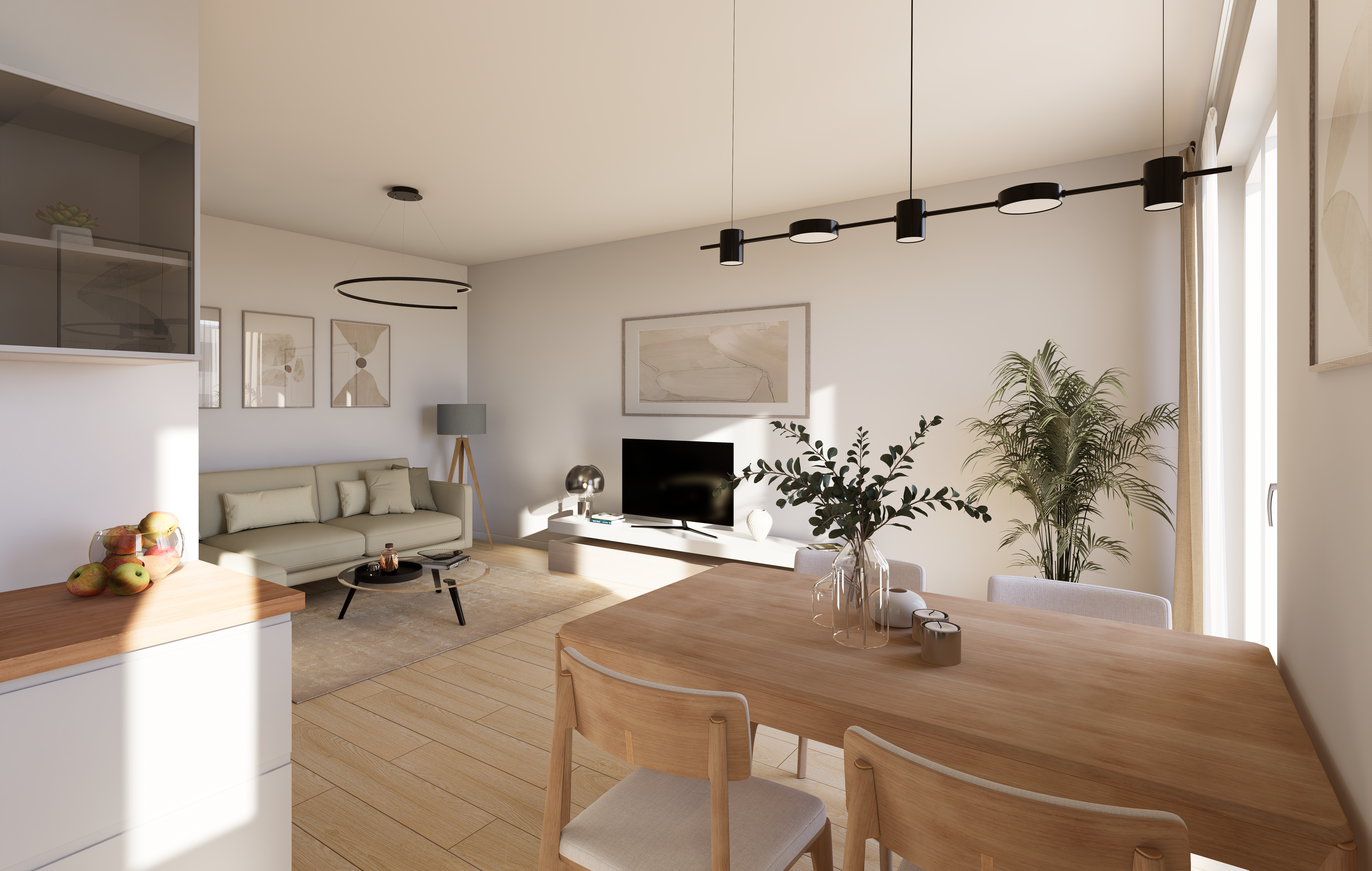 Rendering 2 Wohnung 70