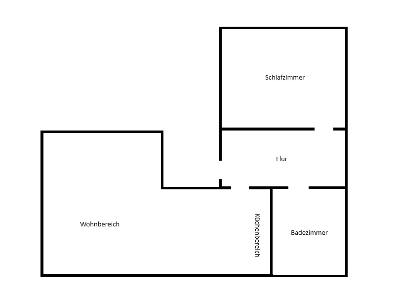2 Zimmer – frisch renoviert – zentrale Lage – Hinterhaus - Photo 1