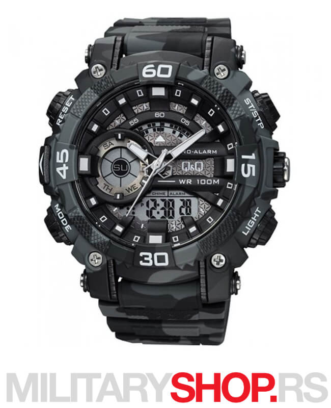 Maskirni Sportski Sat Digitalno Analogni Q 038 Q Gw87j006y Idealno Rs