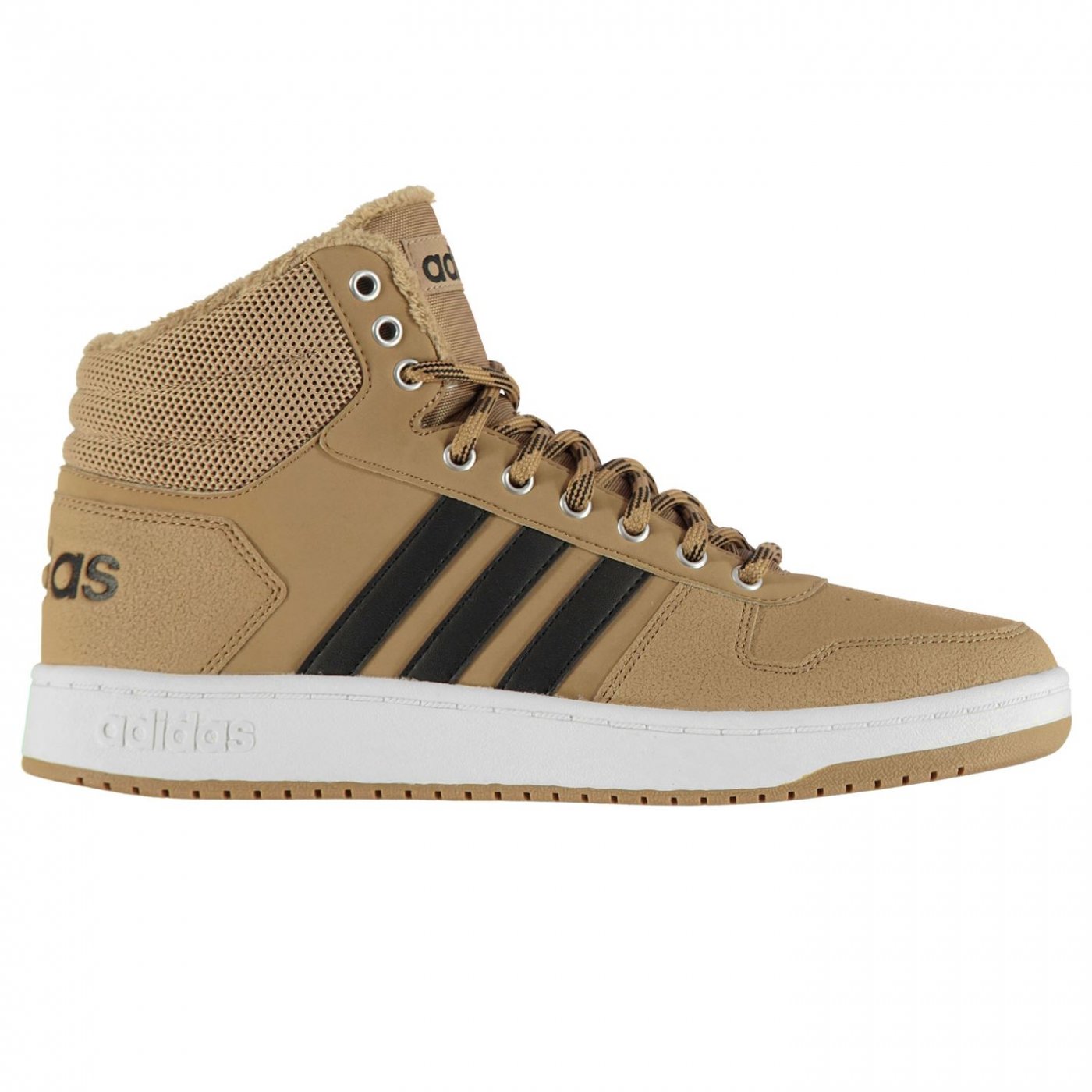 adidas hoops mid nubuck trainers mens