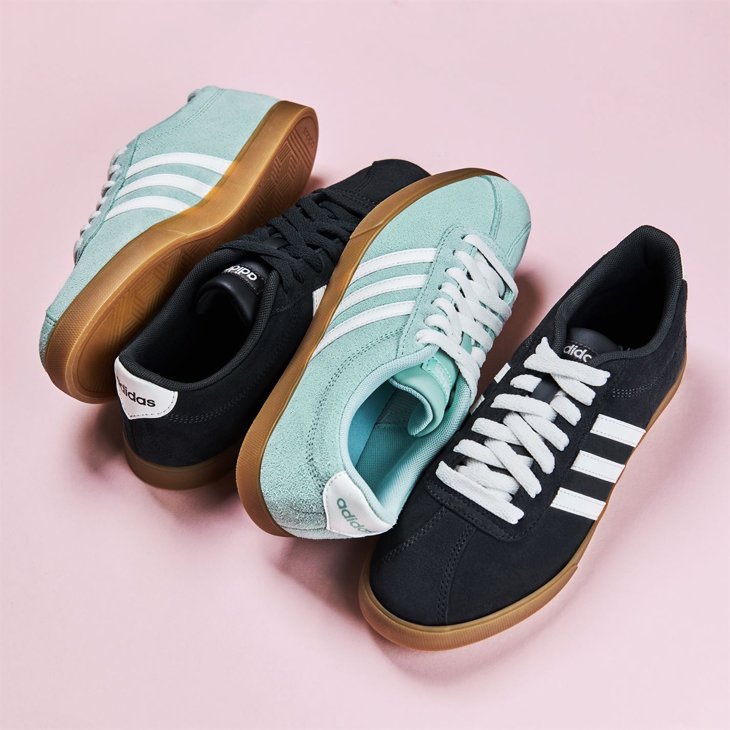adidas court set suede ladies trainers