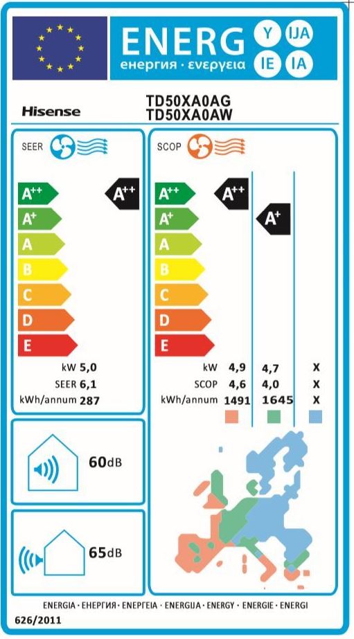 Klima uređaj HISENSE TD50XA0A