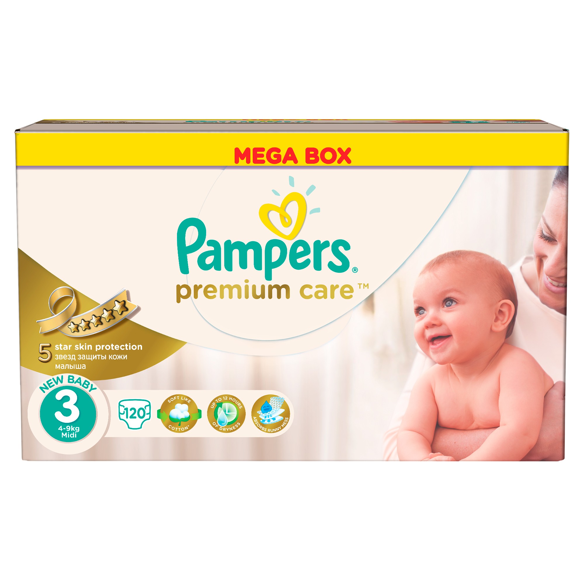 pampers premium care 3 cena