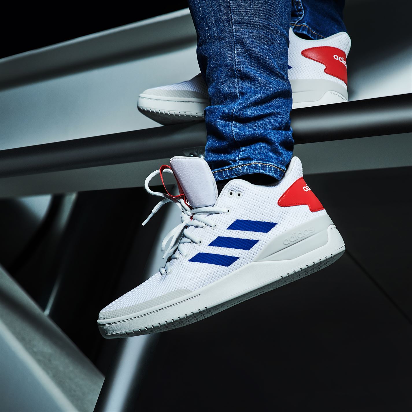 adidas retro basketball trainers mens