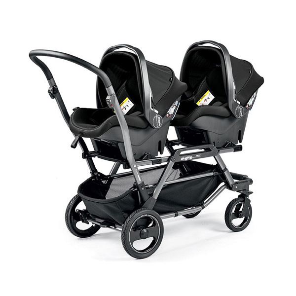 PEG PEREGO ram za kolica DUETTE JET PIROET SILVER/BLACK