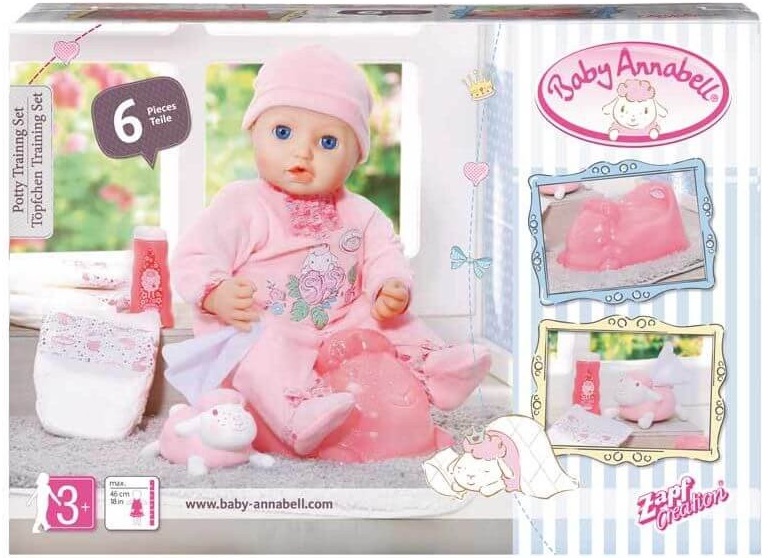 baby annabell potty training set