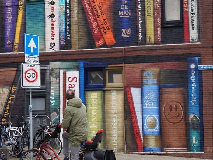 murales con libri