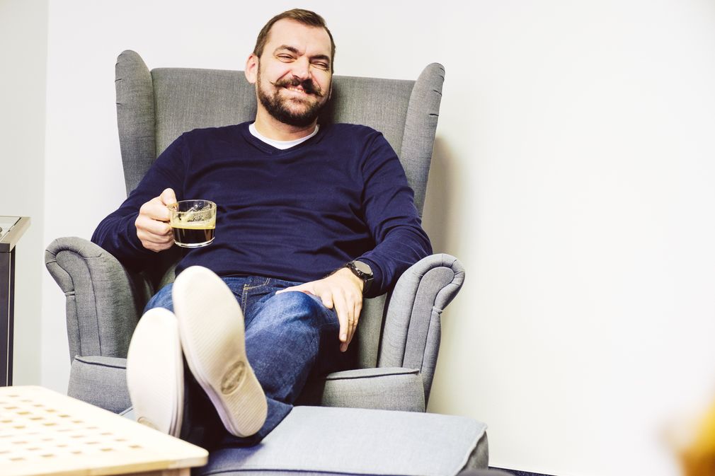 Lukáš Mirovský a jeho typická "Meeting nálada"