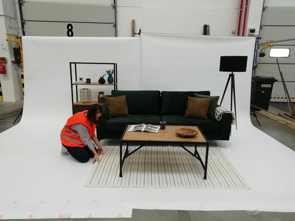 Fotenie našich produktov v sklade