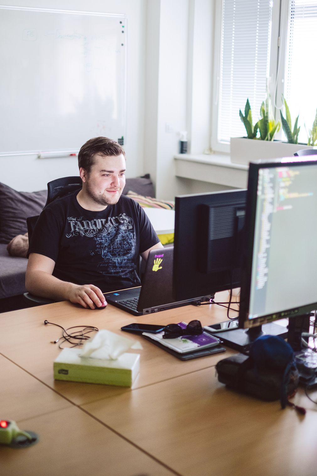 Lukáš si prošel Analytics akademíí, aby se usadil v React týmu.