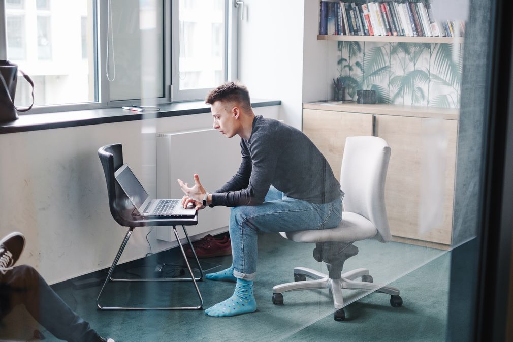 No shoes office