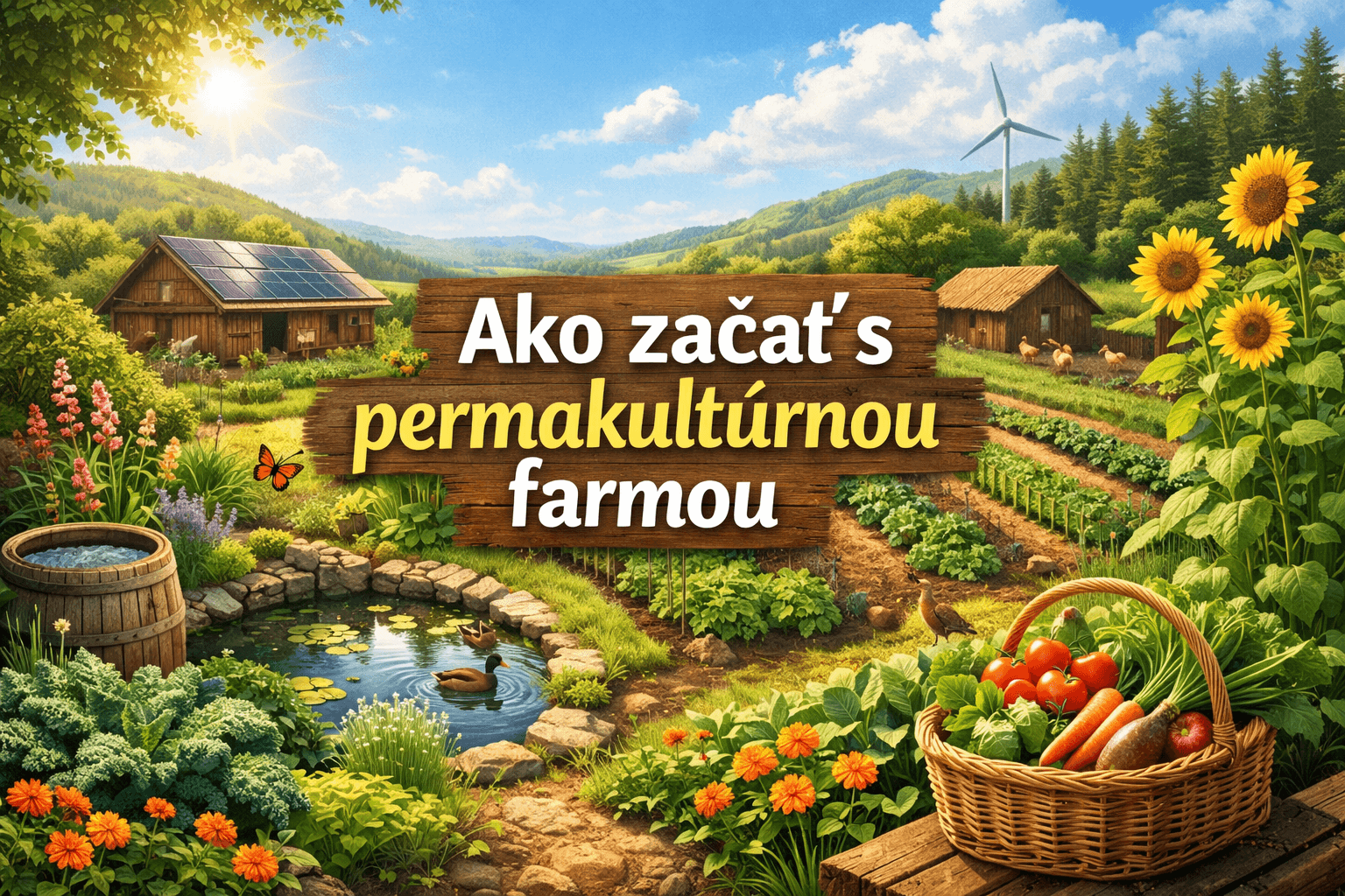 Ako začať s permakultúrnou farmou 🌿