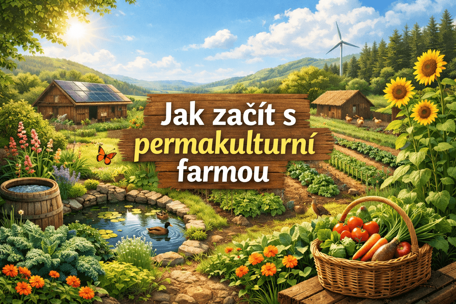 Jak začít s permakulturní farmou 🌿