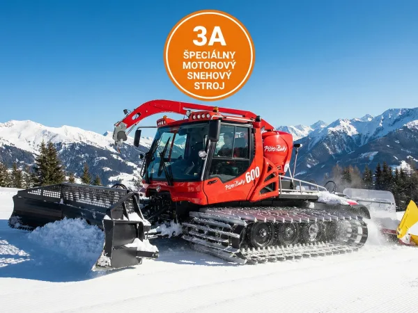 Basic training - construction machinery (3and – special motorized snow machine / "snow groomer")