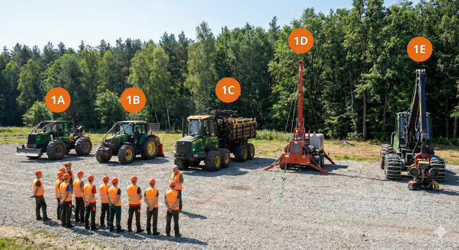 Basic training - forestry machinery (2 groups)