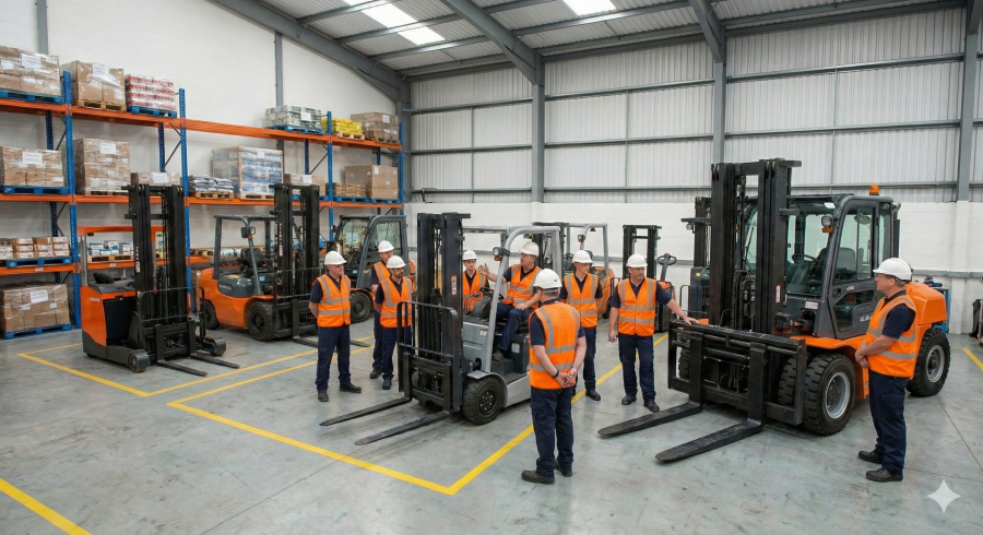 Basic training - forklift trucks (class I. and II. and types and, B, C, D, E, W1, W2 and G)