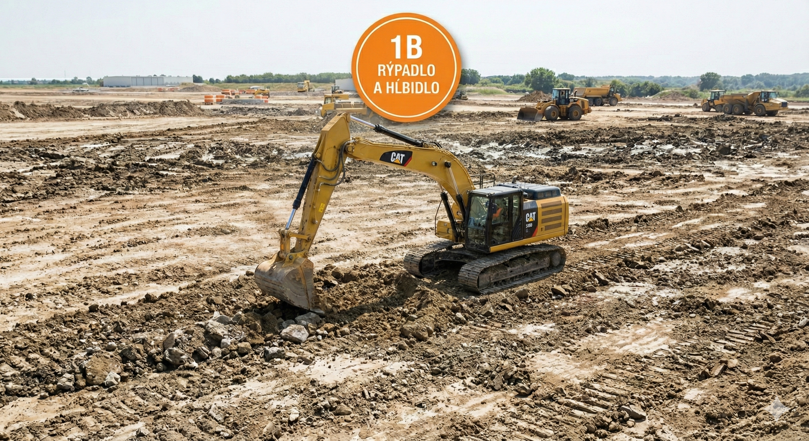 Базове навчання - будівельні машини (1B – excavator and trencher)